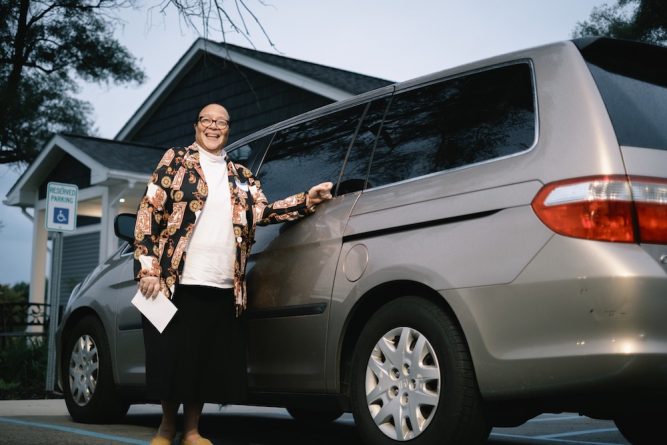 Lyn was looking for a vehicle some time ago, & she stumbled upon an amazing Honda Odyssey for $5500 that she's enlisted in the Lord's work. She continues to reach out to her contacts, inviting them to the meetings & providing pick-up services to guests who need rides.