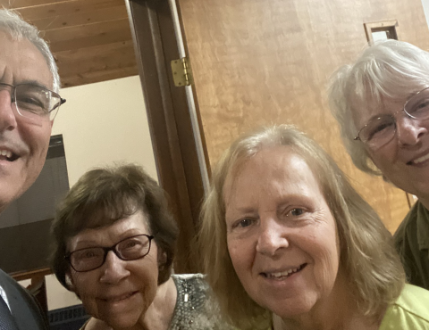 I had a great reunion with Rose Reed, Diane Andres, & Charlene Darling.