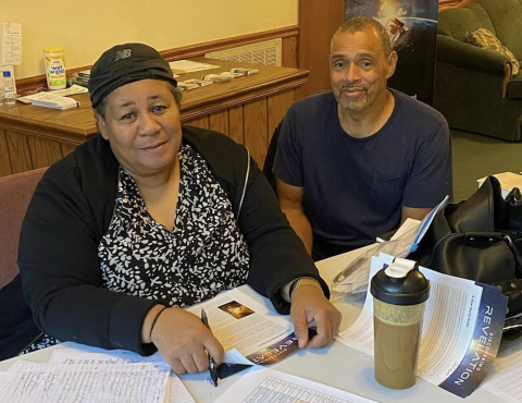 Vic & Trish Mosley are two dedicated new members who joined the Pullman church family during the last evangelistic series conducted by Elder Jay Gallimore. Now they invite family & friends because they want to help others find the truth. 